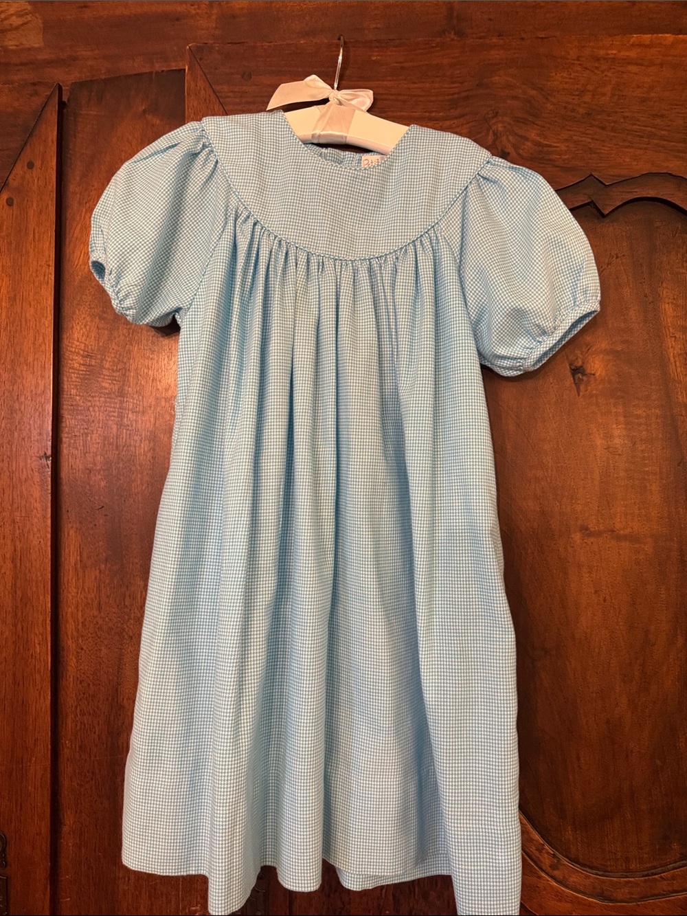 Petit Ami Classic Gingham dress